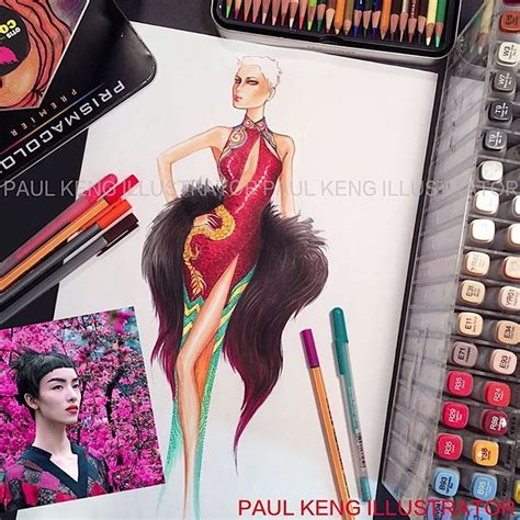 Paul Keng On Instagram “the Muse” Fashion Art Illustration Fashion