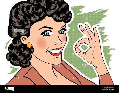 Pop art retro woman in comics style Imágenes vectoriales de stock Alamy