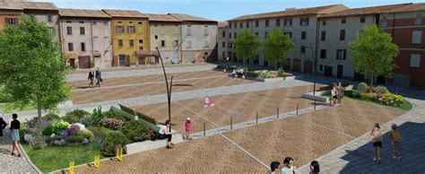 Scandiano Ecco Il Progetto Per Ristrutturare Piazza Fiume Gazzetta