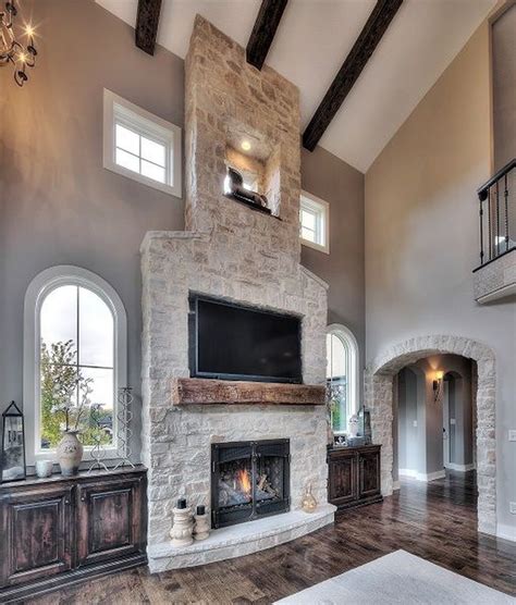 Inspiring Stone Veneer Wall Design Ideas Stone Veneer Fireplace