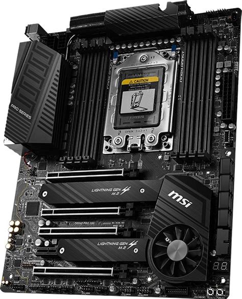 Msi Trx Pro G Amd Trx Socket Strx Atx Desktop Motherboard Wootware