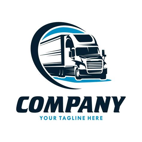 Truck Company Transportation Logo Illustration 24130493 Vector Art at ...