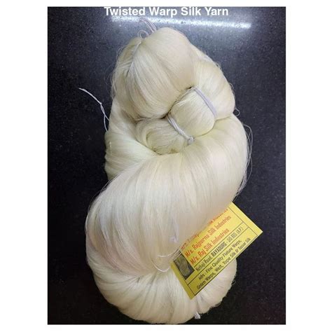 2 Ply White Twisted Warp Silk Yarn For Weaving At Rs 4520 Kg In