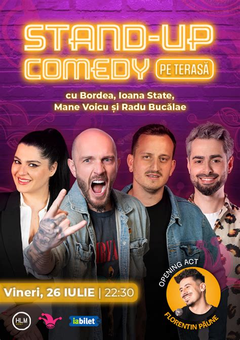 Bilete The Fool Stand Up Comedy Pe Teras Cu Bordea Radu Buc Lae