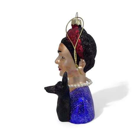 Naked Decor Exclusive Women We Admire Frida Kahlo with her Pet Dog Señor Xolo Ornament Naked