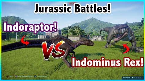 Jurassic World Battles Indoraptor V S Indominus Rex Fight To The Death Youtube