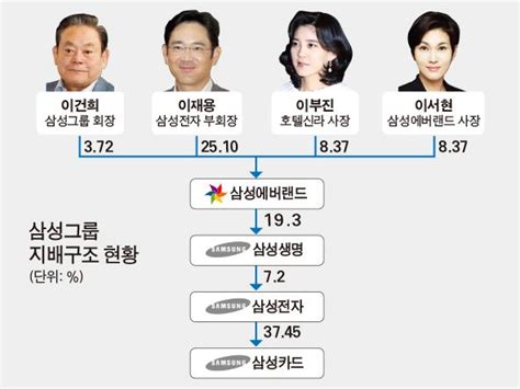 이재용 삼성전자 지분 확대 수순 3세 경영권 승계 정지작업