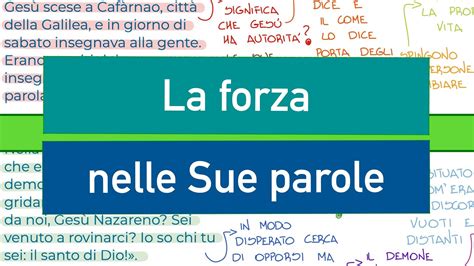 La forza della Sua parola Lc 4 31 37 MARTEDÌ 3 SETTEMBRE vangelo del