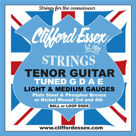 Tenor Guitar Tuned Gdae Wound 3rd And 4th Clifford Essex Music Co Ltd