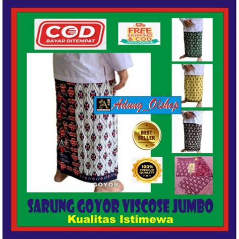 Jual Sarung Goyor Cap Botol Kualitas Print Premium Pria Dewasa Murah