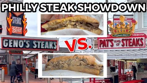 The Epic Philadelphia Cheesesteaks Showdown Pats King Of Steaks Vs