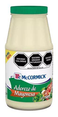 Aderezo De Mayonesa Mccormick 420g MercadoLibre