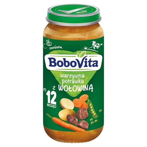 BoboVita Warzywna potrawka z wołowiną po 12 miesiącu 250 g Zakupy