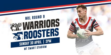 Rd Sydney Roosters V New Zealand Warriors Easts Kingswood