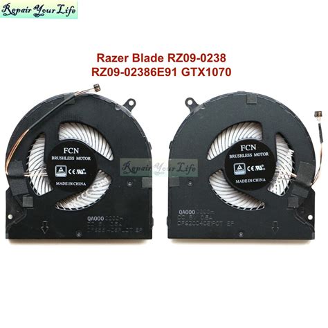 Laptop Cpu Gpu Cooling Fan For Razer Blade Rz E