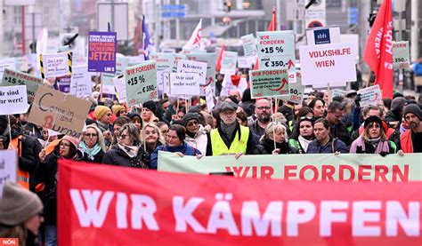 Kv Verhandlungen Demos Gewerkschaften Erh Hen Druck Auf