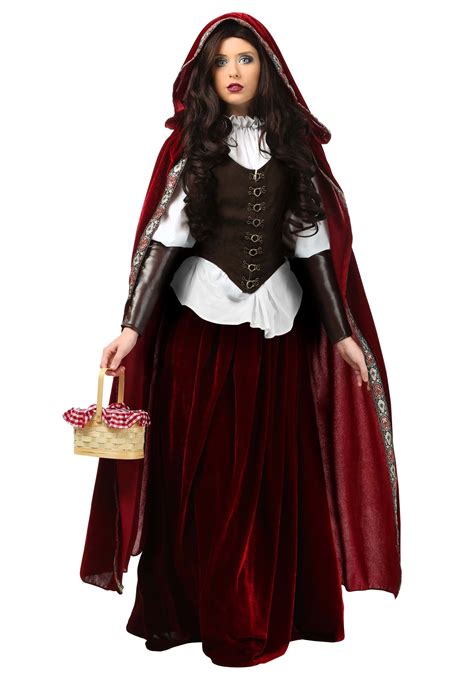 Womens Deluxe Red Riding Hood Costume