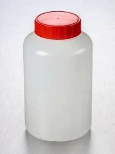 Screw Cap Hdpe Bottle Use For Storage Chemical Litre At Rs