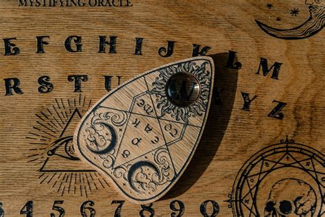 Ouija Board Natural Wood Spirit Game For Talking To The Etsy