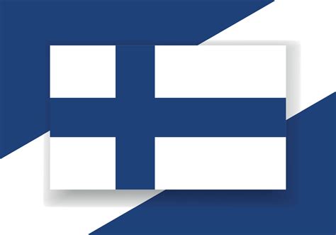 Vector Finland Flag. Country flag design. Flat vector flag. 21569099 ...