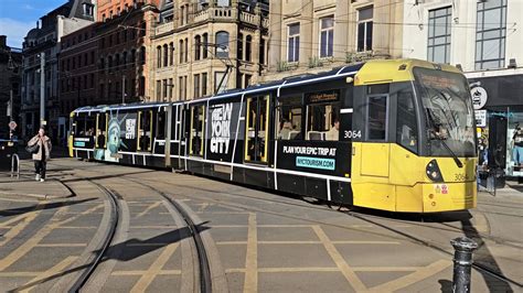 Out And About Manchester Advert Liveries April British Trams