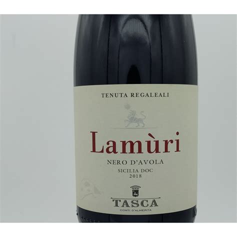 Lamurì Nero Davola Doc Tenuta Regaleari Tasca Ca