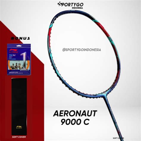 Jual Raket Badminton Lining Aeronaut 9000 C Combat Original 9000c