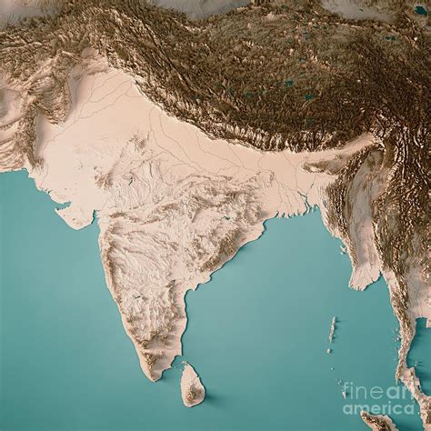 Topographic Map Of India 3d – Get Map Update