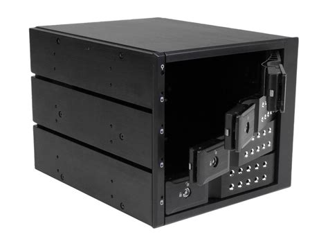 StarTech HSB SATSASBA Bay Aluminum Trayless Hot Swap Mobile Rack Backplane For In SAS