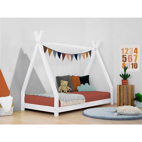 Lit Tipi X Nakana Blanc Lits Junior Lit Cabane Petits Meubles