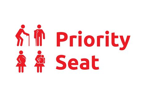 Priority Seat Graphic By Rasoldesignstudio · Creative Fabrica