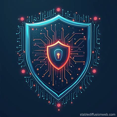 Cyber Security Logo Design Stable Diffusion Online