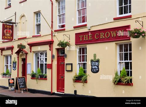 The Crown Pub, Old Town Poole, Dorset, England, United Kingdom Stock ...