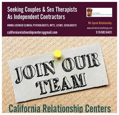 Join Us — The Leading Sex Therapists And Couples Counselors In San Francisco Bay Area And East Bay