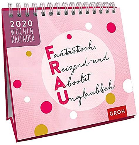 Groh Mini Wochenkalender F R