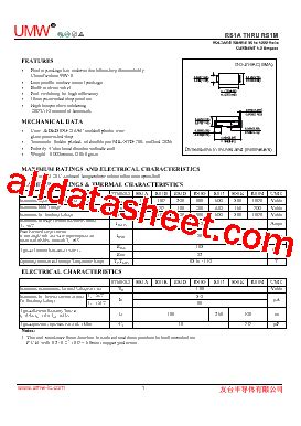 Rs M Datasheet Pdf Guangdong Youtai Semiconductor Co Ltd