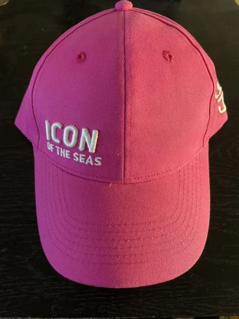 ICON OF THE Seas Royal Caribbean 2024 Inaugural Season Hat Pink EUR 62