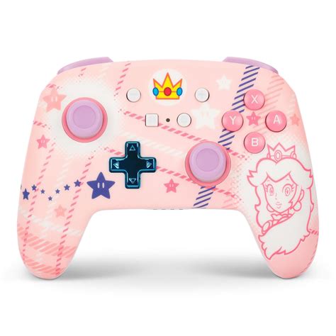 Powera Enhanced Wireless Controller For Nintendo Switch Princess Peac