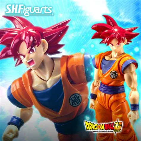 Update 2 Shfiguarts Super Saiyan God Son Goku Saiyan God Of Virtue Dbz