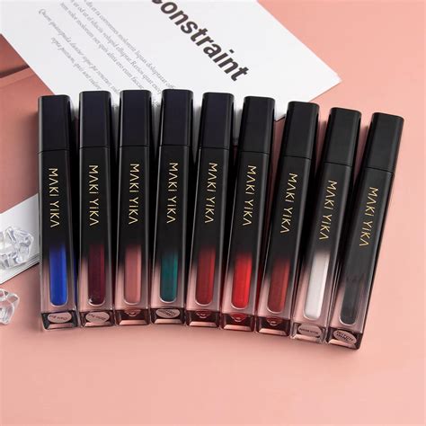 Maki Yika Brown Nude Liquid Lipstick Long Lasting Hour Matte Lipstick For Women