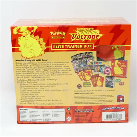 Pok Mon Pok Mon Vivid Voltage Elite Trainer Box Cardtree