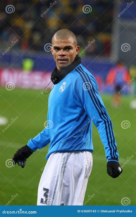 Pepe of Real Madrid editorial stock photo. Image of champions - 63609143