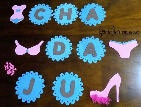 Varal Para Ch De Lingerie No Elo S Nia Arts Em E V A Bacf F