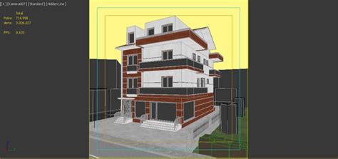 House 3d Model 10 Unknown Max 3ds Obj Free3d