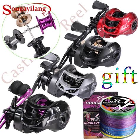 Sougayilang Baitcasting Fishing Reel Stainless Ball Bearings Gear