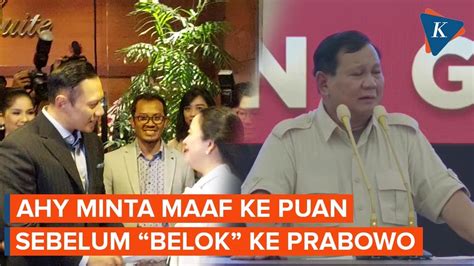 Ahy Minta Maaf Ke Puan Sebelum Dukung Prabowo Youtube