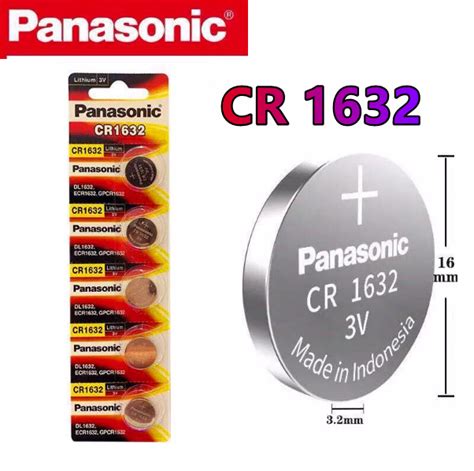 CR1632 ECR1632 1632 3V Lithium Batteries Cell Button Coin Battery Lazada