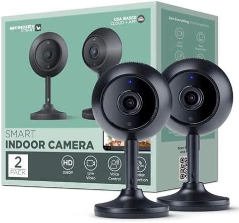 Amazon Merkury Innovations 1080p Smart Wi Fi Camera With Voice