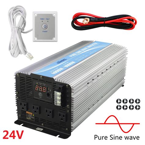 Giandel 4000w 24 Volt Heavy Duty Pure Sine Wave Power Inverter Dc24v To