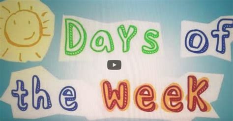 Days Of The Week And Macarena Months Dr Jean And Friends Blog